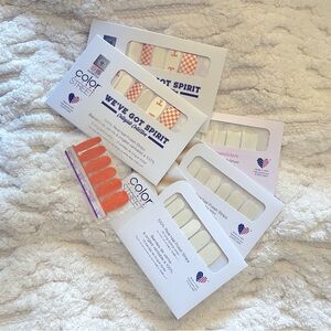 🍊🤍🏈 Good Ol’ Rocky Top! | Color Street Nail Polish Strip Bundle 💜🏈🍊🤍💅